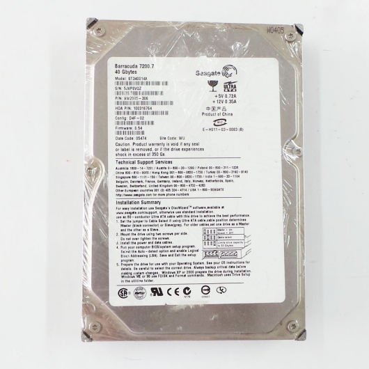 HD 40GB IDE SEAGATE ST340014A