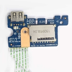 PLACA USB LEITOR CARTÃO HP 15 AC LS-C705p