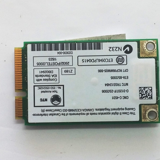 WIFI INTEL B94WM3946ABG 451861-001
