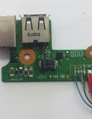 PLACA FILHA JACK POWER / USB HP DV6880 DDAT8APB3001308