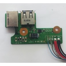 PLACA FILHA JACK POWER / USB HP DV6880 DDAT8APB3001308