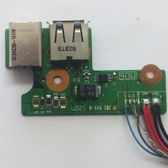 PLACA FILHA JACK POWER / USB HP DV6880 DDAT8APB3001308