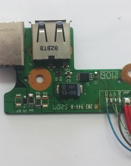 PLACA FILHA JACK POWER / USB HP DV6880 DDAT8APB3001308