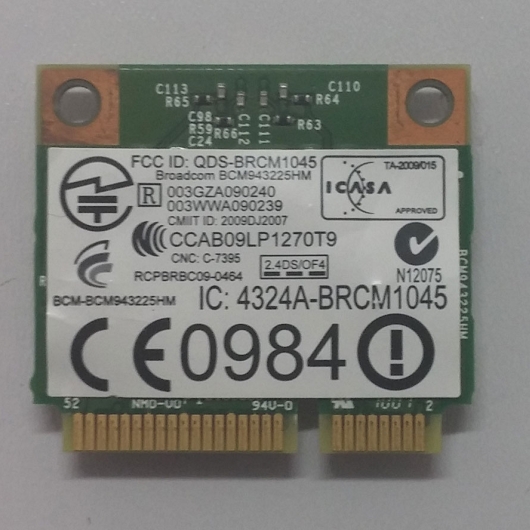 Placa Wireless Broadcom BCM943225HM Placa Wireless Broadcom BCM943225HM