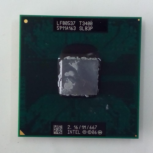 Intel Pentium Processor T3400 1M Cache, 2.16 GHz, 667 MHz FSB Socket P Intel Pentium Processor T3400 1M Cache, 2.16 GHz, 667 MHz FSB Socket P