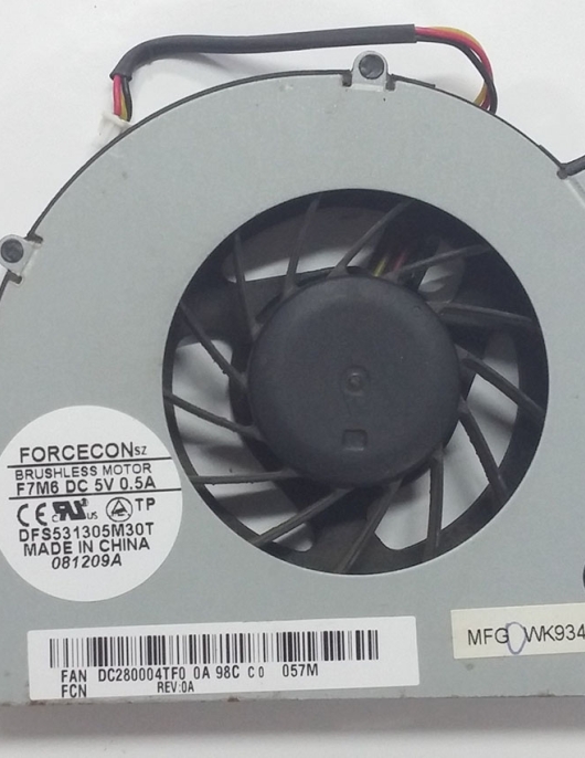 COOLER LENOVO G550 DC280003TF0