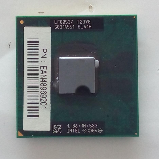 Processador Intel® Pentium® T2390 1M de cache, 1,86 GHz, FSB de 533 MHz
