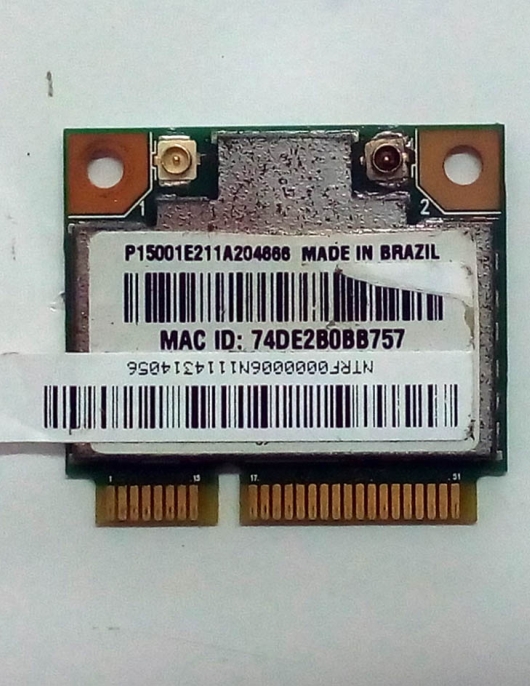 Placa Wireless MEGAWARE KRIPTON K wn6606lh v00