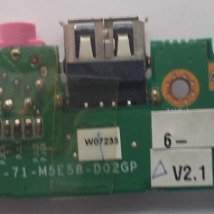 PLACA AUDIO/USB POSITIVO 6-71-M5E58-D02GP