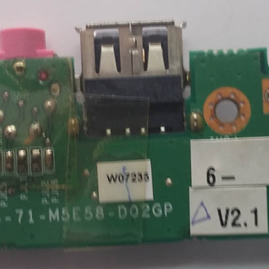 PLACA AUDIO/USB POSITIVO 6-71-M5E58-D02GP