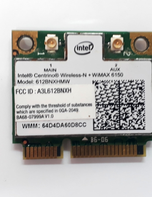 PLACA WIRELESS INTEL 612BNXHMW 