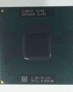 Processador Notebook Core2duo Lf80537 T5750 2.00/2m/667