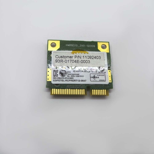 Placa Wifi POSITIVO XR7550 RTL8188SE 93R-01704E-0003 Placa Wifi POSITIVO XR7550 RTL8188SE 93R-01704E-0003