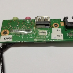 Placa de Audio / USB P/Notebook Positivo Mobile V52 6-71-M5E58-D02GP