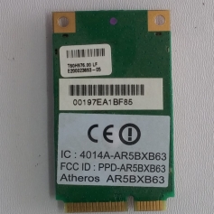 PLACA WIRELESS NOTEBOOK ATHEROS AR5BXB63