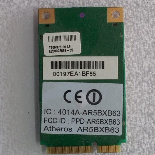 PLACA WIRELESS NOTEBOOK ATHEROS AR5BXB63