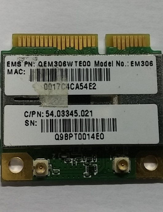Placa Wireless acer 5542 qem306w 