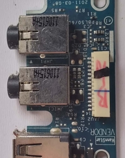PLACA AUDIO/USB ASUS K43U 435NOU88L01