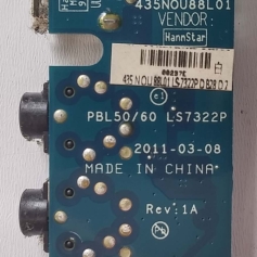 PLACA AUDIO/USB ASUS K43U 435NOU88L01