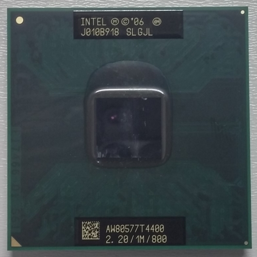 PROCESSADOR INTEL DUAL CORE T4400 2.20 Ghz AW80577T4400