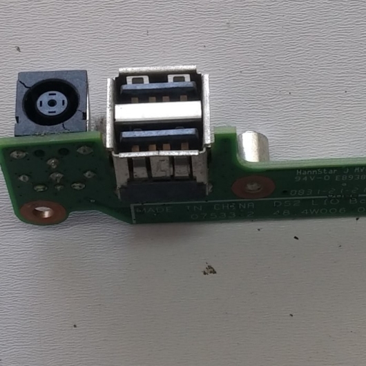PLACA FILHA Jack Power/USB Notebook Dell Inspiron 1525 48.4W006.21