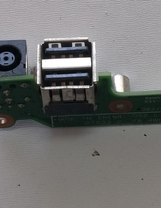 PLACA FILHA Jack Power/USB Notebook Dell Inspiron 1525 48.4W006.21