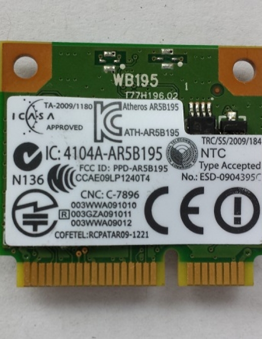 Placa Wireless Atheros AR5B195 Placa Wireless Atheros AR5B195