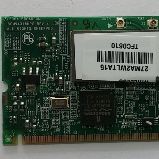 Placa Wireless Broadcom BCM94318MPG