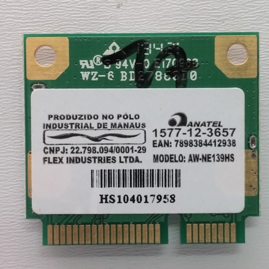 WIRELESS AW-NE139HS AzureWave LNV L1125 