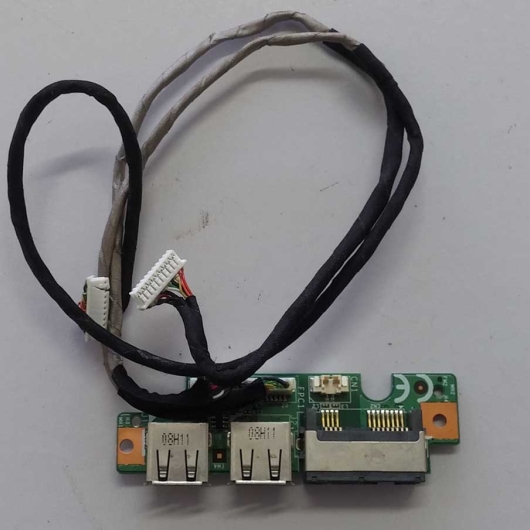 Placa REDE USB + RJ45 COM CABO FLAT LG E500 MS-16352