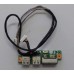 Placa REDE USB + RJ45 COM CABO FLAT LG E500 MS-16352