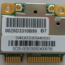 PLACA WIRELESS AZUREWAVE RTL8187SE PLACA WIRELESS AZUREWAVE RTL8187SE