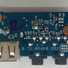 PLACA FILHA USB e AUDIO PHILCO 14M2 6-71-W54K8-D02