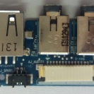 PLACA FILHA USB e AUDIO PHILCO 14M2 6-71-W54K8-D02