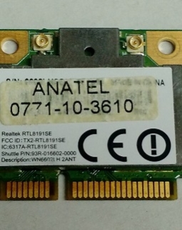 Placa Wireless Realtek wn6602lh vo1 