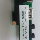 Placa USB Áudio Notebook Positivo Unique 75R-C14RV1-0001-3DW-00