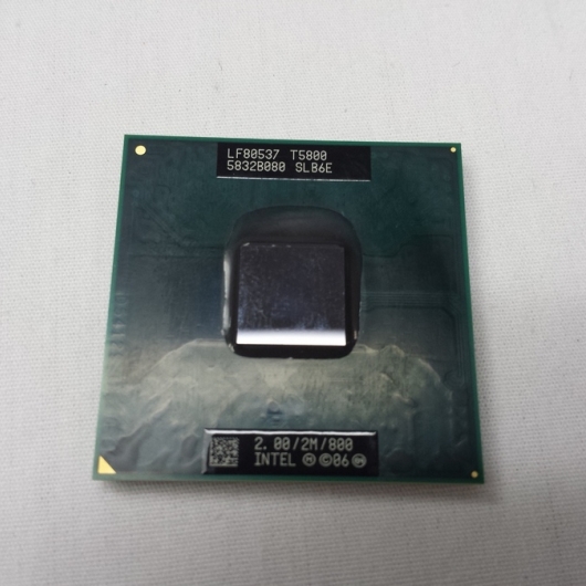 Intel® Core™2 Duo Processor T5800 (2M Cache, 2.00 GHz, 800 MHz FSB) Intel® Core™2 Duo Processor T5800 (2M Cache, 2.00 GHz, 800 MHz FSB)