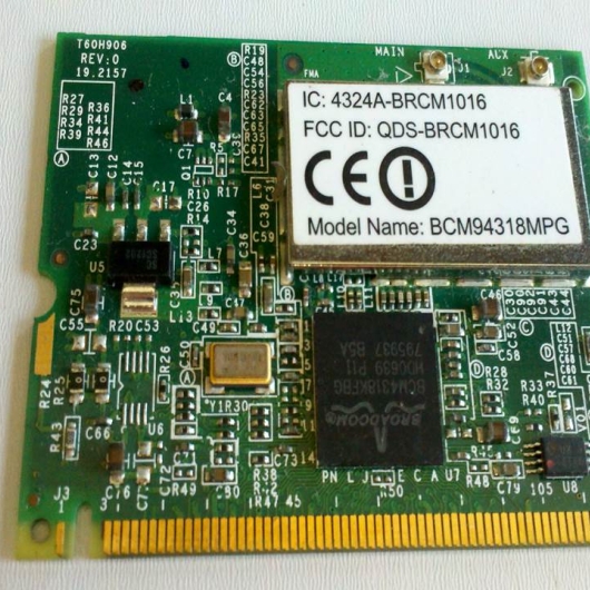 PLACA WIRELESS NOTEBOOK BRADCOM BCM94318MPG