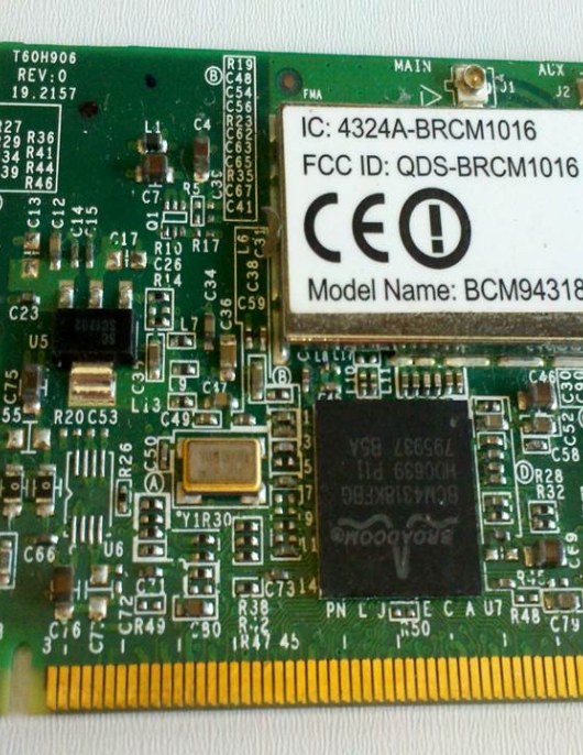 PLACA WIRELESS NOTEBOOK BRADCOM BCM94318MPG PLACA WIRELESS NOTEBOOK BRADCOM BCM94318MPG
