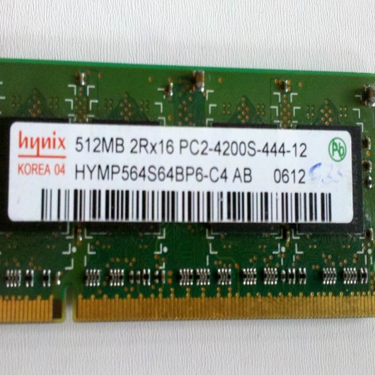 MEMORIA P/NOTEBOOK DDR2 512MB 533 HYNIX MEMORIA P/NOTEBOOK DDR2 512MB 533 HYNIX