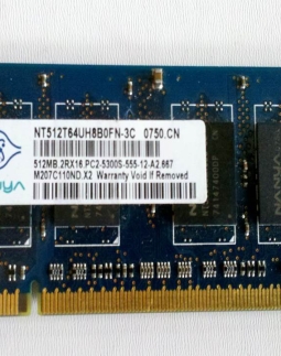 MEMORIA P/NOTEBOOK DDR2 512MB 667MHz NANYA