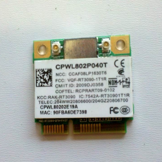 PLACA WIRELESS NOTEBOOK SONY CPWL802P040T