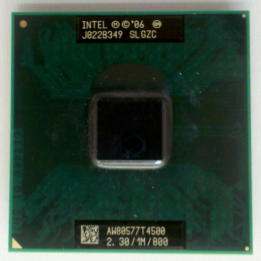 Processador Dual Core T4500 Para Notebook Aw80577t4500 Processador Dual Core T4500 Para Notebook Aw80577t4500