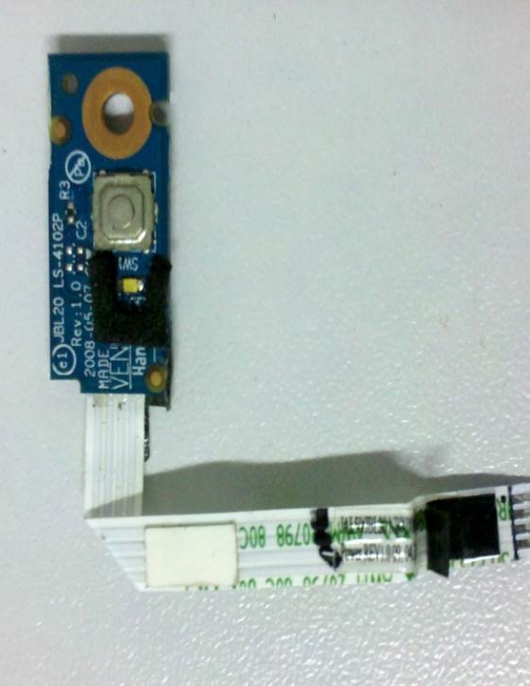 PLACA BOTAO POWER HP DV4 LS-4102P PLACA BOTAO POWER HP DV4 LS-4102P