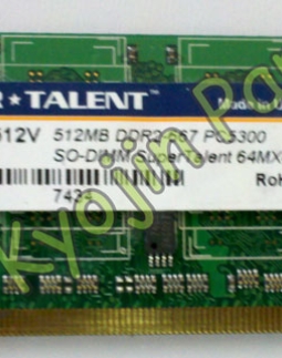 MEMORIA P/NOTEBOOK DDR2 512MB 667 SUPER TALENT