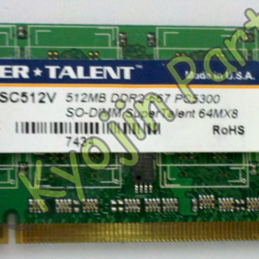 MEMORIA P/NOTEBOOK DDR2 512MB 667 SUPER TALENT 