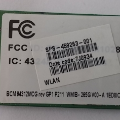 PLACA WIRELESS NOTEBOOK BROADCOM BCM94312MCG