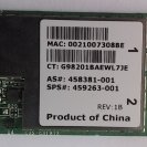 PLACA WIRELESS NOTEBOOK BROADCOM BCM94312MCG