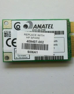 PLACA WIRELESS NOTEBOOK INTEL WM3945ABG MOW1