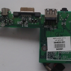 Placa De Som Vga Usb Hp Dv 4000